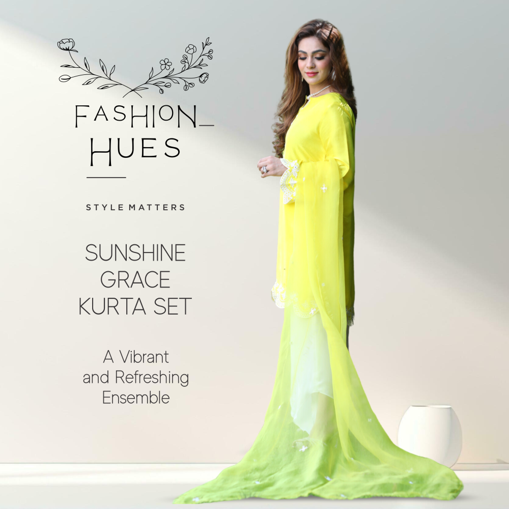 "Sunshine Grace Kurta Set"