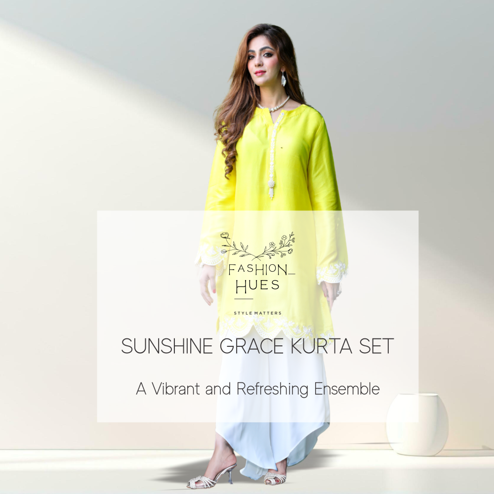 "Sunshine Grace Kurta Set"