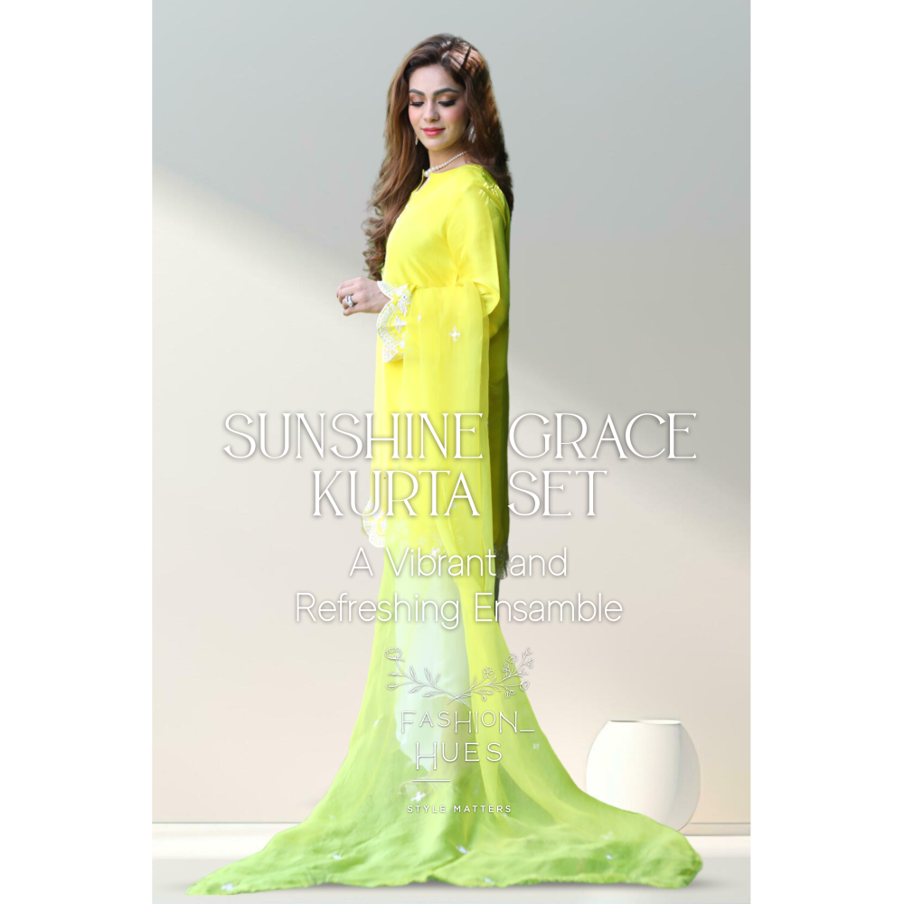 "Sunshine Grace Kurta Set"