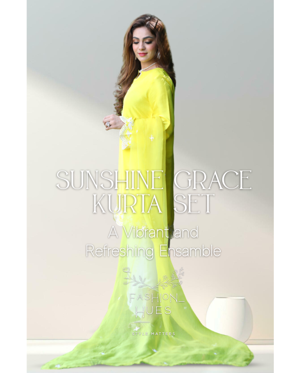 "Sunshine Grace Kurta Set"