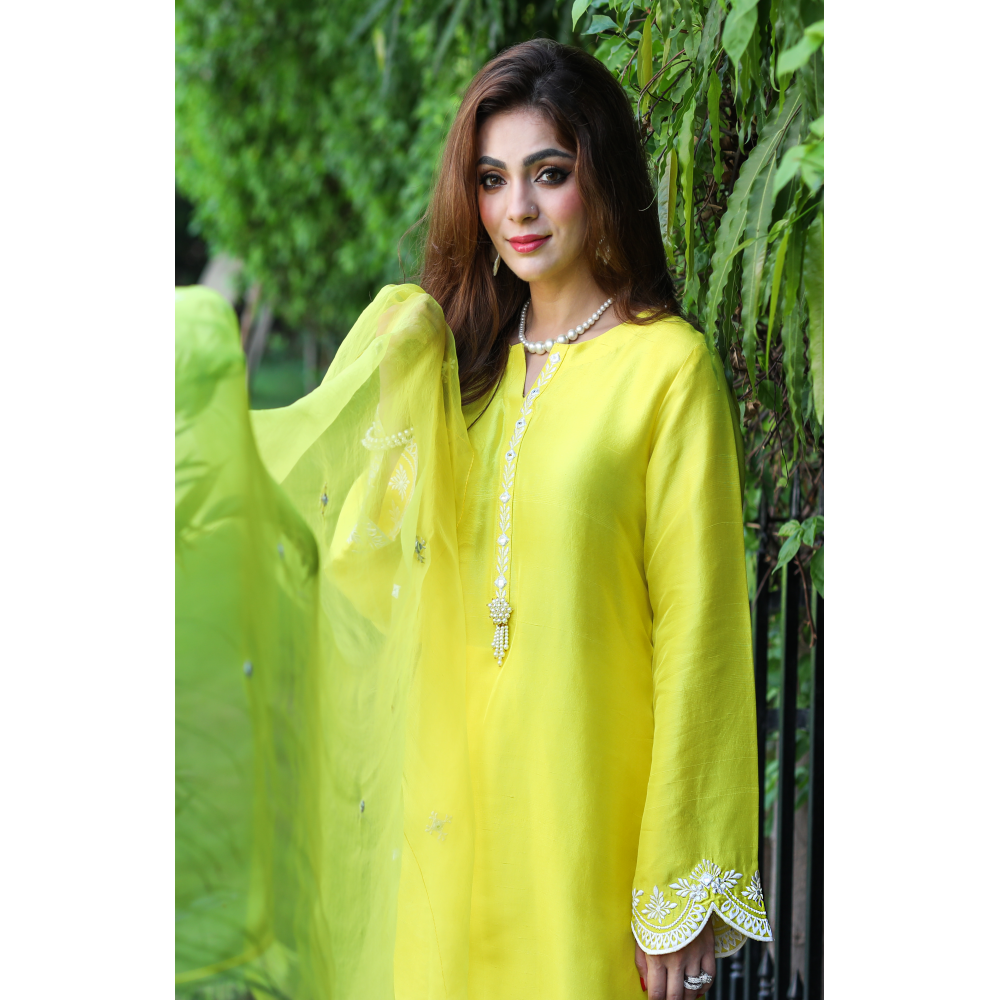 "Sunshine Grace Kurta Set"